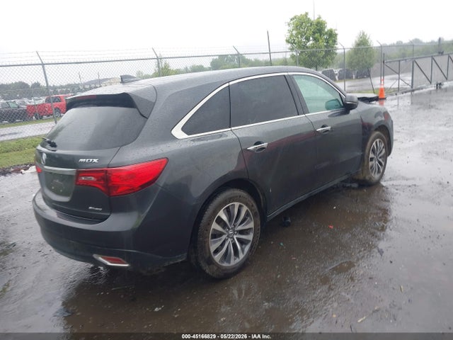 45166829 :رقم المزاد ، 5FRYD4H42GB030097 vin ، 2016 Acura Mdx Technology   Acurawatch Plus Packages/technology Package مزاد بيع