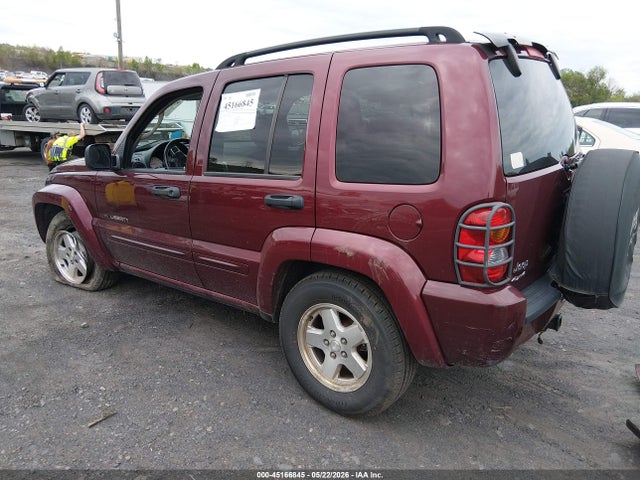 2003 Jeep Liberty Limited Edition მანქანა იყიდება აუქციონზე, vin: 1J8GL58K63W636005, აუქციონის ნომერი: 45166845