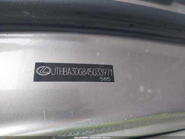 Aukcja sprzedaży 2004 Lexus Es 330, vin: JTHBA30G845033971, numer aukcji: 45166931