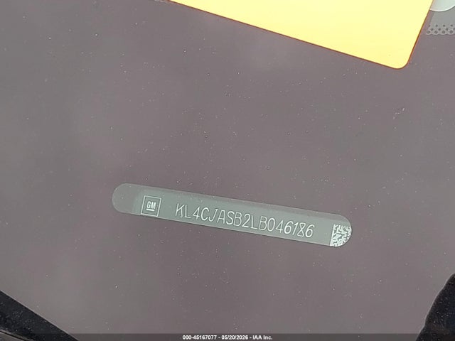 45167077 :رقم المزاد ، KL4CJASB2LB046186 vin ، 2020 Buick Encore Fwd Preferred مزاد بيع