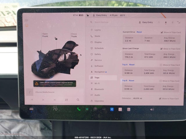Продажа на аукционе авто 2021 Tesla Model Y Performance Dual Motor All-wheel Drive, vin: 5YJYGDEF4MF257687, номер лота: 45167205