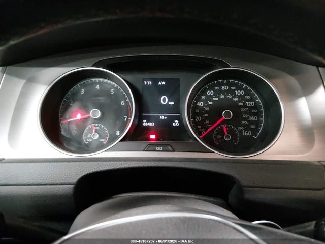 45167207 :رقم المزاد ، 3VW817AU9FM098717 vin ، 2015 Volkswagen Golf Tsi S 2-door مزاد بيع