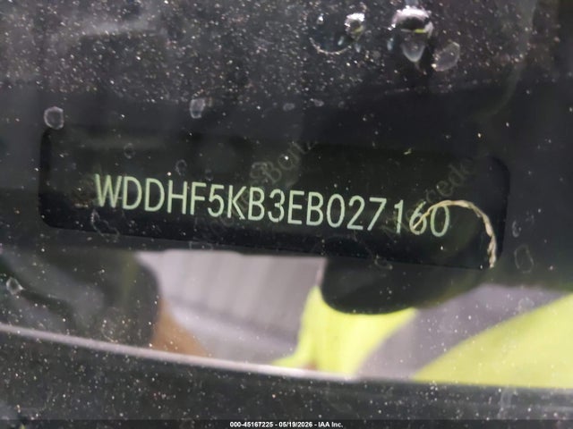45167225 :رقم المزاد ، WDDHF5KB3EB027160 vin ، 2014 Mercedes-benz E 350 مزاد بيع