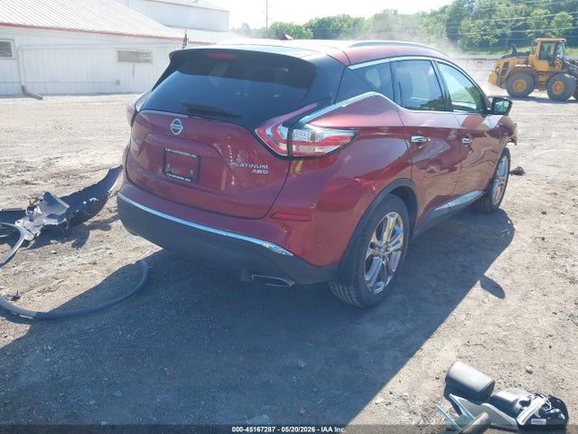 5N1AZ2MH7FN289259 Nissan Murano Platinum