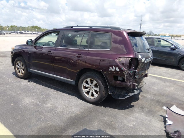 2011 Toyota Highlander Base V6 მანქანა იყიდება აუქციონზე, vin: 5TDBK3EH3BS050166, აუქციონის ნომერი: 45167530
