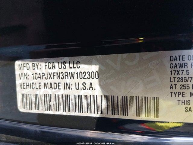 Продажа на аукционе авто 2024 Jeep Wrangler 4-door Rubicon 4x4, vin: 1C4PJXFN3RW102300, номер лота: 45167539