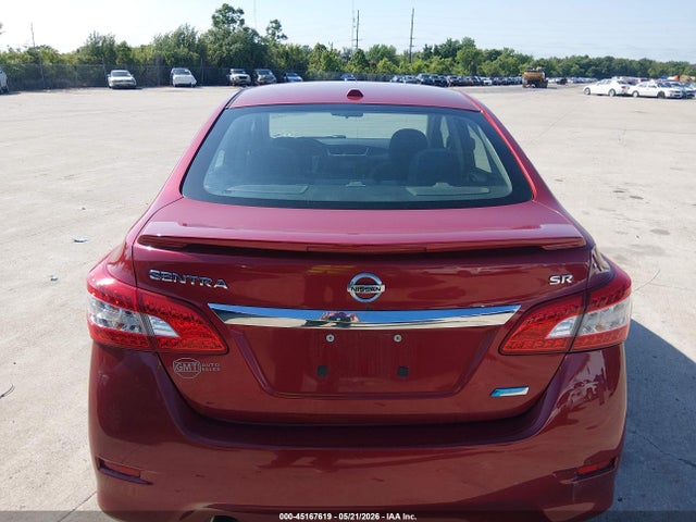 2013 Nissan Sentra Sr მანქანა იყიდება აუქციონზე, vin: 3N1AB7AP5DL707836, აუქციონის ნომერი: 45167619