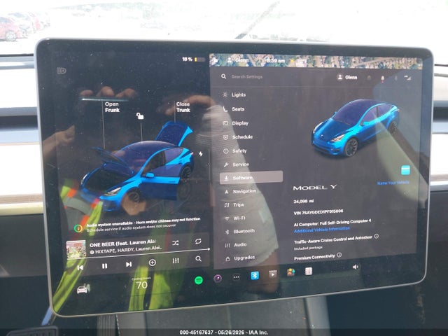 Tesla Model Y Rwd 2023 7SAYGDED1PF915696 Image 7