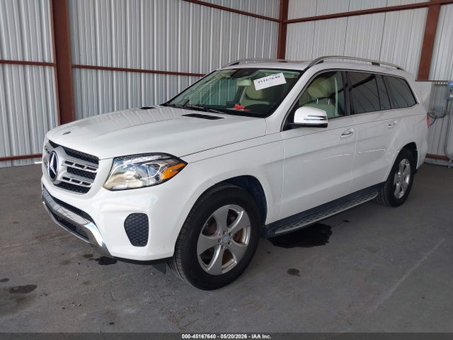 45167640 :رقم المزاد ، 4JGDF6EE0HA801519 vin ، 2017 Mercedes-benz Gls 450 4matic مزاد بيع