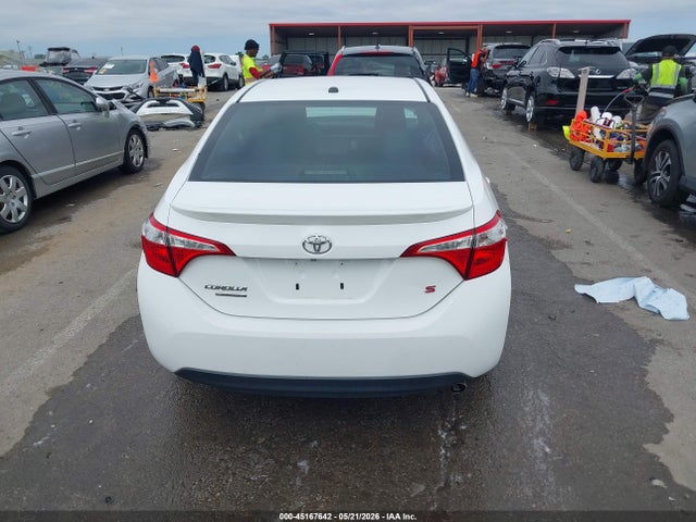 2016 Toyota Corolla S W/special Edition Pkg მანქანა იყიდება აუქციონზე, vin: 2T1BURHE7GC597911, აუქციონის ნომერი: 45167642