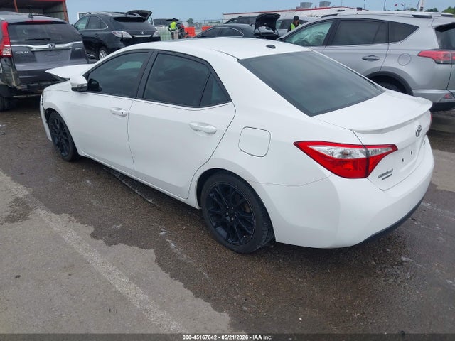 2016 Toyota Corolla S W/special Edition Pkg მანქანა იყიდება აუქციონზე, vin: 2T1BURHE7GC597911, აუქციონის ნომერი: 45167642