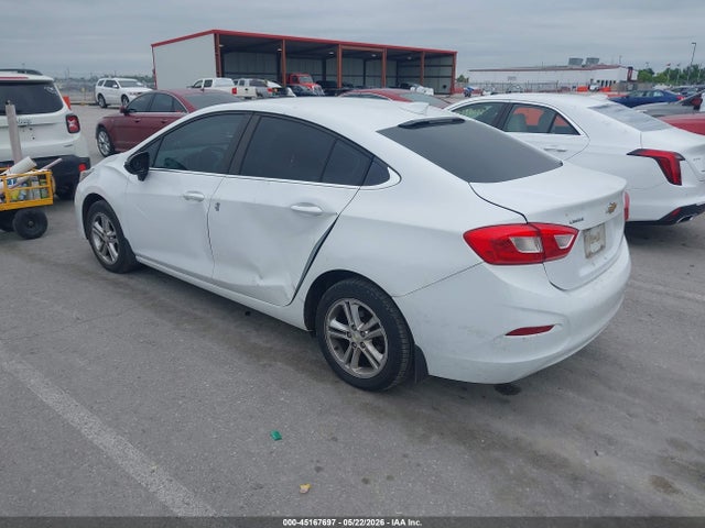 45167697 :رقم المزاد ، 1G1BE5SM9G7259524 vin ، 2016 Chevrolet Cruze Lt Auto مزاد بيع