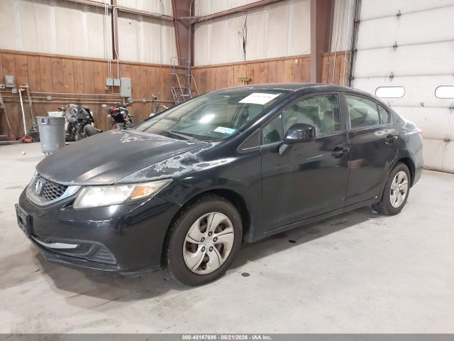 45167698 :رقم المزاد ، 2HGFB2F54DH536519 vin ، 2013 Honda Civic Lx مزاد بيع