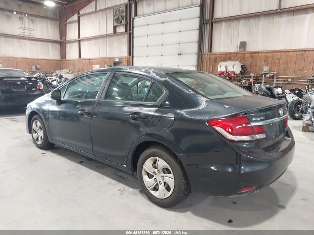 45167698 :رقم المزاد ، 2HGFB2F54DH536519 vin ، 2013 Honda Civic Lx مزاد بيع