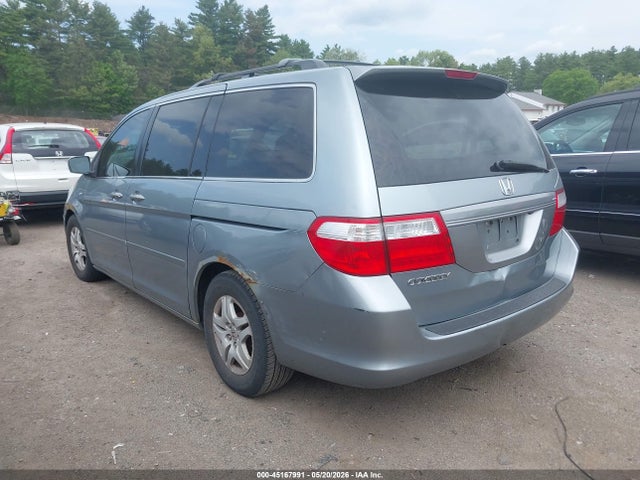 2007 Honda Odyssey Ex-l მანქანა იყიდება აუქციონზე, vin: 5FNRL387X7B044083, აუქციონის ნომერი: 45167991