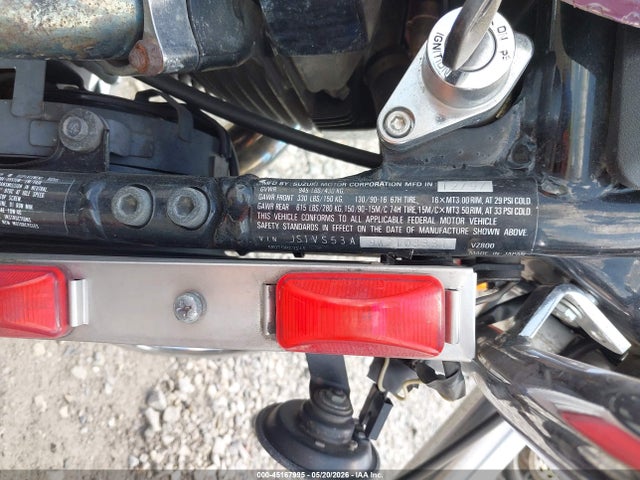 45167995 :رقم المزاد ، JS1VS53A9W2103331 vin ، 1998 Suzuki Vz800 مزاد بيع