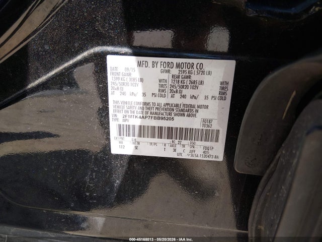 Aukcja sprzedaży 2015 Ford Edge Sport, vin: 2FMTK4AP7FBB95205, numer aukcji: 45168013