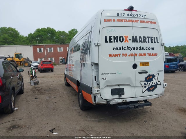 45168028 :رقم المزاد ، W1Y4ECHY3NT105745 vin ، 2022 Mercedes-benz Sprinter 2500 High Roof V6 مزاد بيع