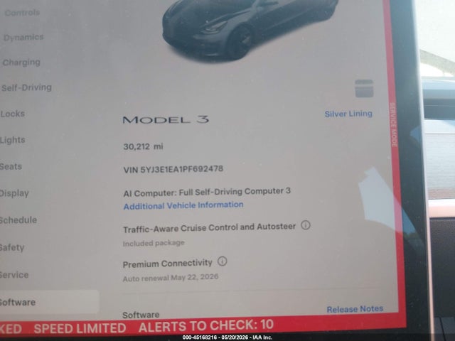 Продаж на аукціоні авто 2023 Tesla Model 3 Rear-wheel Drive, vin: 5YJ3E1EA1PF692478, номер лоту: 45168216