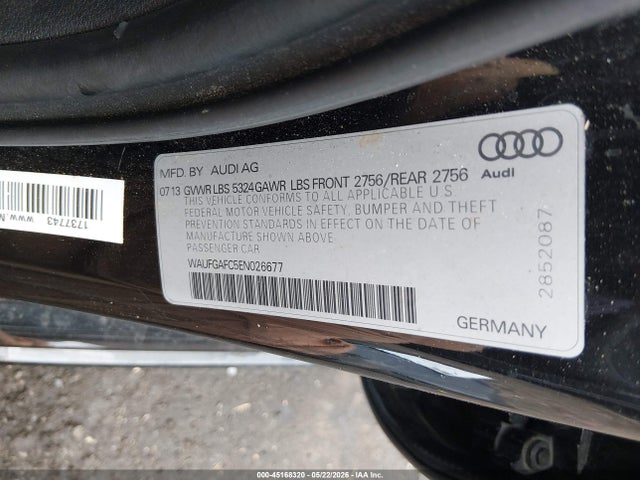 Продажа на аукционе авто 2014 Audi A6 3.0t Premium Plus, vin: WAUFGAFC5EN026677, номер лота: 45168320