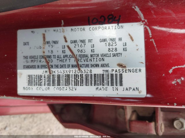 Продаж на аукціоні авто 2009 Mazda Mazda3 S Sport, vin: JM1BK343X91206328, номер лоту: 45168489