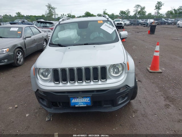 2015 Jeep Renegade Limited მანქანა იყიდება აუქციონზე, vin: ZACCJBDT0FPB61183, აუქციონის ნომერი: 45168521