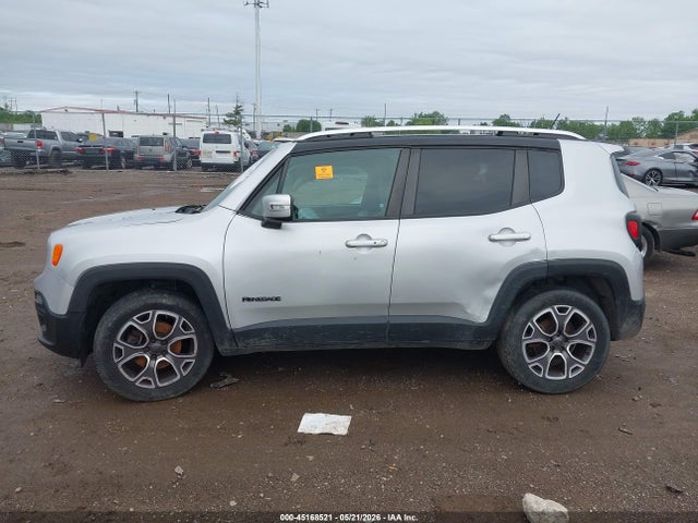 2015 Jeep Renegade Limited მანქანა იყიდება აუქციონზე, vin: ZACCJBDT0FPB61183, აუქციონის ნომერი: 45168521