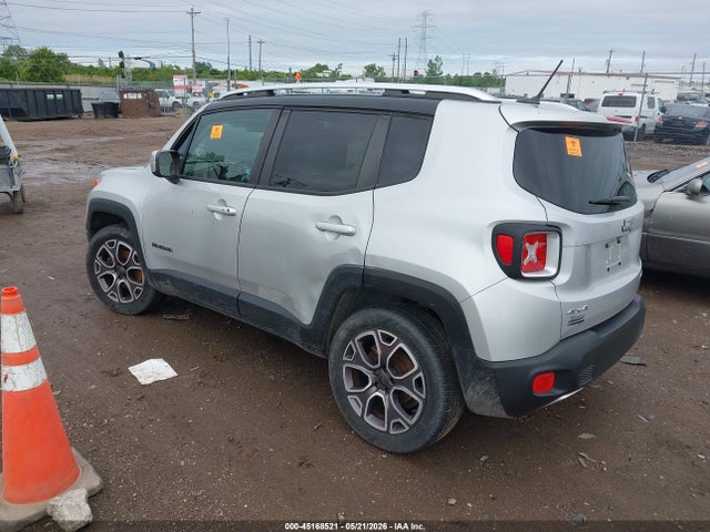 2015 Jeep Renegade Limited მანქანა იყიდება აუქციონზე, vin: ZACCJBDT0FPB61183, აუქციონის ნომერი: 45168521
