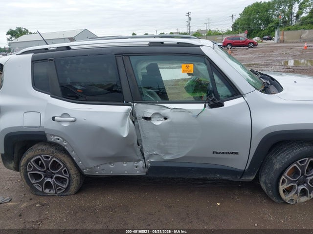 2015 Jeep Renegade Limited მანქანა იყიდება აუქციონზე, vin: ZACCJBDT0FPB61183, აუქციონის ნომერი: 45168521