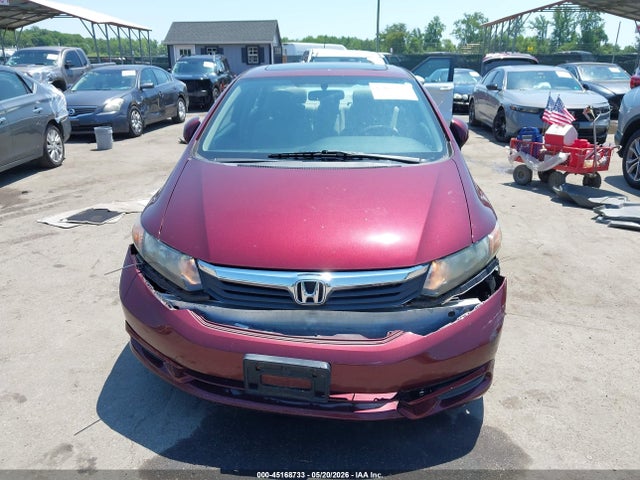 45168733 :رقم المزاد ، 2HGFB2F87CH509016 vin ، 2012 Honda Civic Ex مزاد بيع