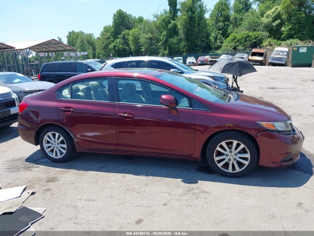 45168733 :رقم المزاد ، 2HGFB2F87CH509016 vin ، 2012 Honda Civic Ex مزاد بيع