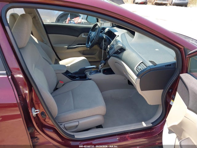 45168733 :رقم المزاد ، 2HGFB2F87CH509016 vin ، 2012 Honda Civic Ex مزاد بيع