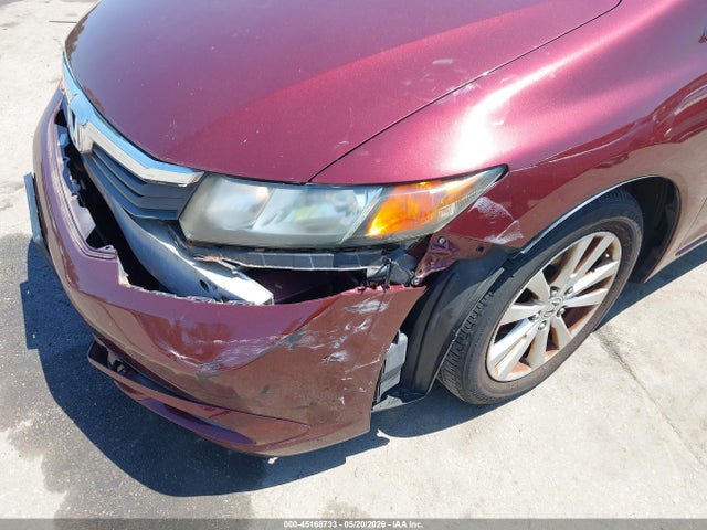 45168733 :رقم المزاد ، 2HGFB2F87CH509016 vin ، 2012 Honda Civic Ex مزاد بيع