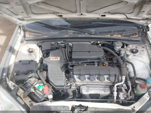 45168774 :رقم المزاد ، 1HGES15512L060074 vin ، 2002 Honda Civic Lx مزاد بيع