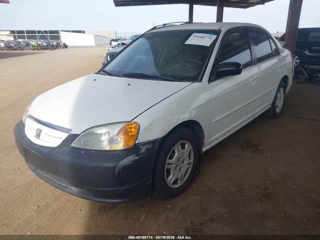 45168774 :رقم المزاد ، 1HGES15512L060074 vin ، 2002 Honda Civic Lx مزاد بيع