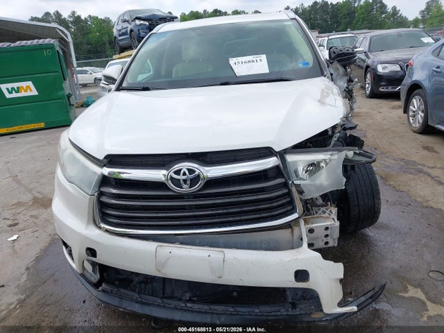 2016 Toyota Highlander Limited V6 მანქანა იყიდება აუქციონზე, vin: 5TDYKRFH9GS181377, აუქციონის ნომერი: 45168813