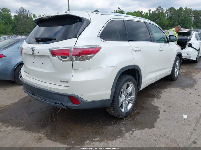 2016 Toyota Highlander Limited V6 მანქანა იყიდება აუქციონზე, vin: 5TDYKRFH9GS181377, აუქციონის ნომერი: 45168813