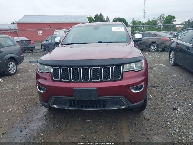 45168839 :رقم المزاد ، 1C4RJFBG2HC863328 vin ، 2017 Jeep Grand Cherokee Limited 4x4 مزاد بيع
