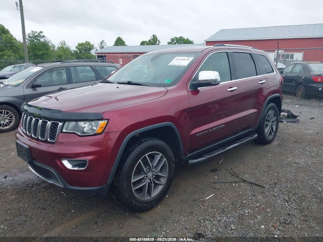 45168839 :رقم المزاد ، 1C4RJFBG2HC863328 vin ، 2017 Jeep Grand Cherokee Limited 4x4 مزاد بيع