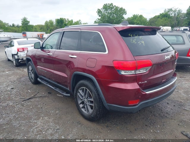 45168839 :رقم المزاد ، 1C4RJFBG2HC863328 vin ، 2017 Jeep Grand Cherokee Limited 4x4 مزاد بيع