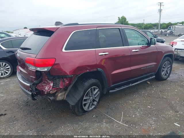 45168839 :رقم المزاد ، 1C4RJFBG2HC863328 vin ، 2017 Jeep Grand Cherokee Limited 4x4 مزاد بيع