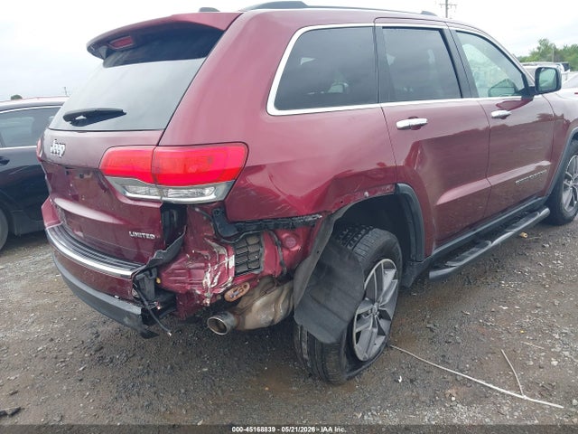 45168839 :رقم المزاد ، 1C4RJFBG2HC863328 vin ، 2017 Jeep Grand Cherokee Limited 4x4 مزاد بيع