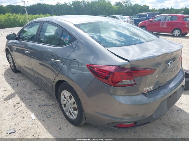 2019 Hyundai Elantra Se მანქანა იყიდება აუქციონზე, vin: 5NPD74LF9KH459957, აუქციონის ნომერი: 45169044