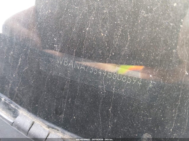 45169062 :رقم المزاد ، WBANA73544B806594 vin ، 2004 Bmw 530i مزاد بيع