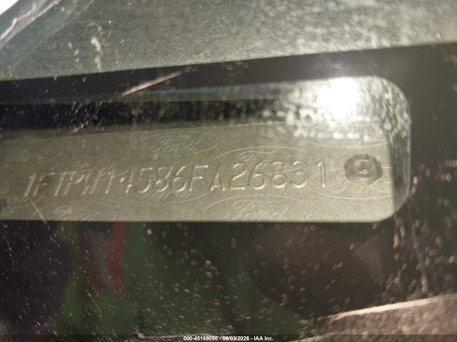 2006 Ford F-150 Fx4/lariat/xlt მანქანა იყიდება აუქციონზე, vin: 1FTPW14586FA26831, აუქციონის ნომერი: 45169090