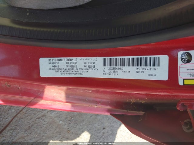 2014 Dodge Avenger Sxt მანქანა იყიდება აუქციონზე, vin: 1C3CDZCB5EN184613, აუქციონის ნომერი: 45169157