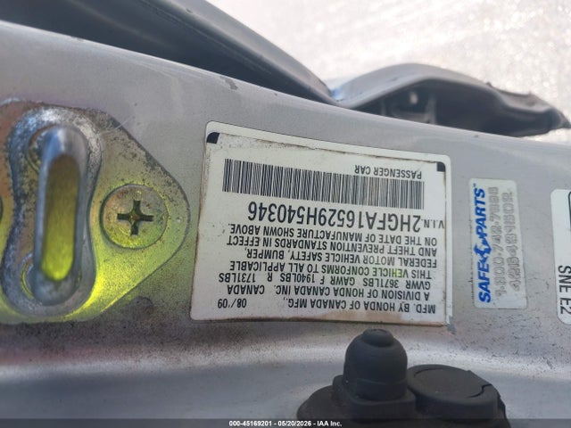 Продаж на аукціоні авто 2009 Honda Civic Lx, vin: 2HGFA16529H540346, номер лоту: 45169201