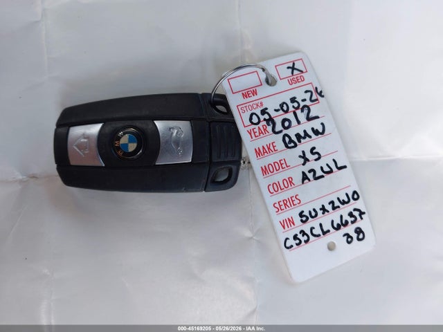 2012 Bmw X5 Xdrive35d მანქანა იყიდება აუქციონზე, vin: 5UXZW0C53CL663738, აუქციონის ნომერი: 45169205
