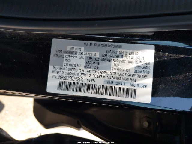 JM3KE2CY9G0762171 Mazda Cx-5 Touring