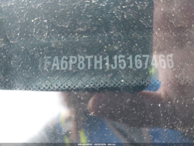 Продаж на аукціоні авто 2018 Ford Mustang Ecoboost, vin: 1FA6P8TH1J5167466, номер лоту: 45169302
